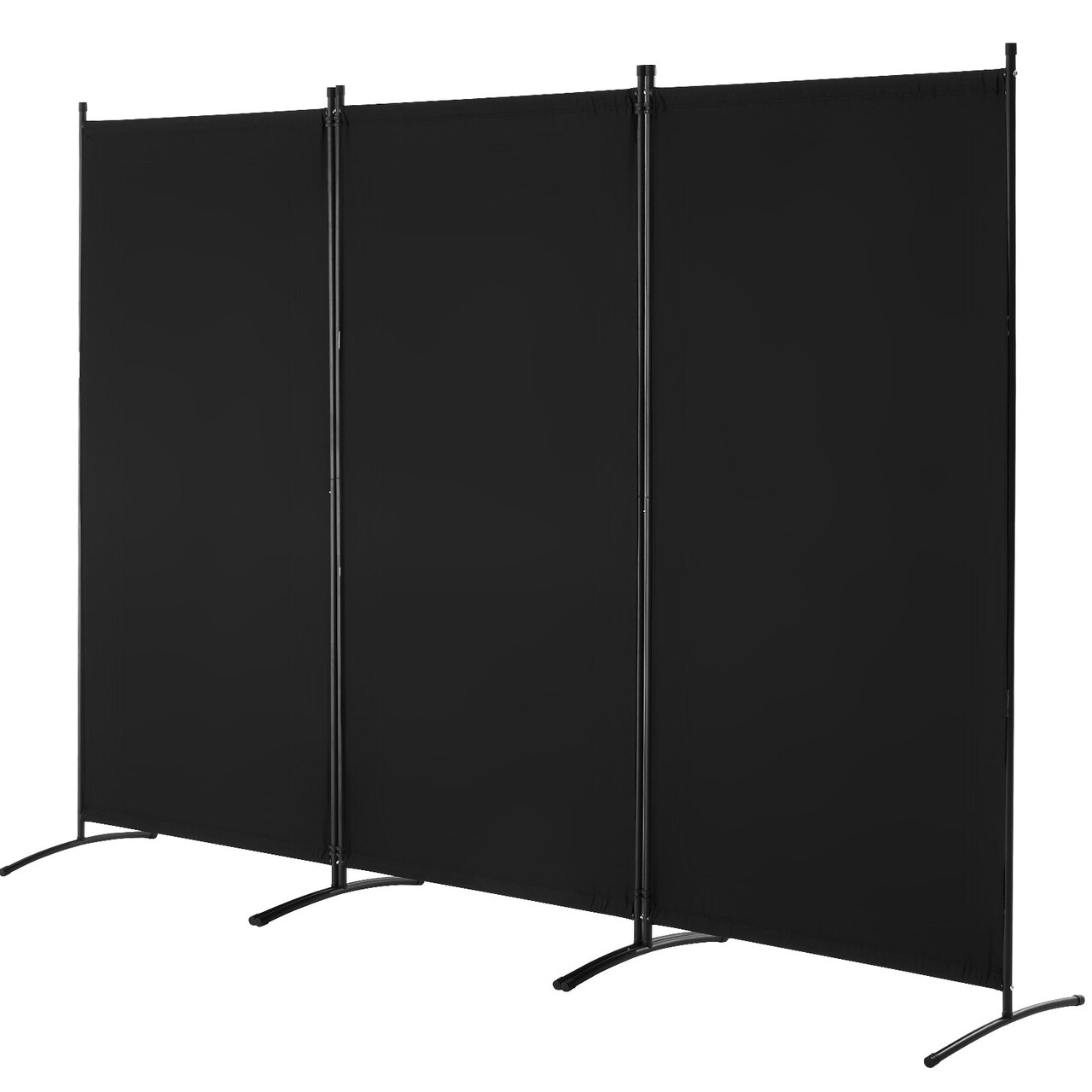 Oxford Fabric Iron Room Divider Screen Foldable Privacy Panels